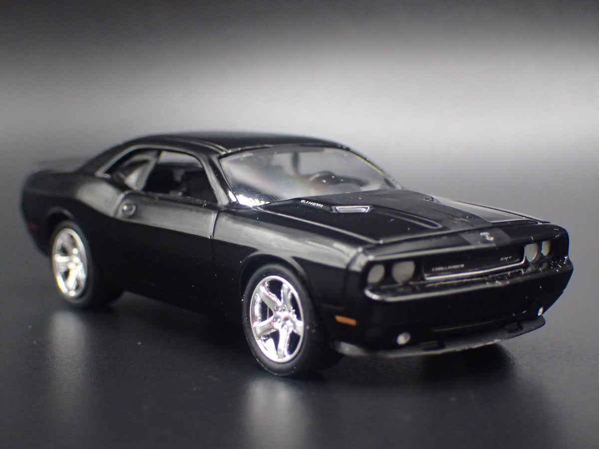 2008-2023 DODGE CHALLENGER BLACK 1/64 SCALE COLLECTIBLE DIORAMA DIECAST MODEL CAR