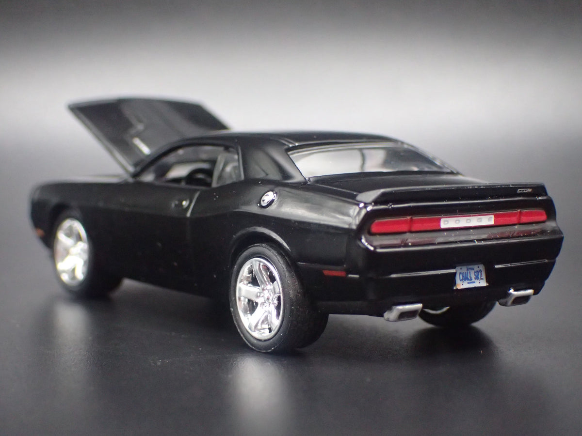 2008-2023 DODGE CHALLENGER BLACK 1/64 SCALE COLLECTIBLE DIORAMA DIECAST MODEL CAR