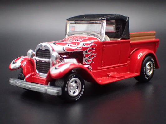 1929 29 FORD MODEL A PICKUP TRUCK RED 1:64 SCALE COLLECTIBLE DIECAST MODEL CAR-Burning Rubber Toy Company