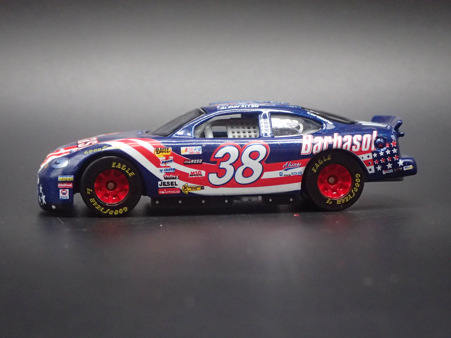 1999 99 FORD TAURUS 38 GLENN ALLEN JR NASCAR 1/64 SCALE DIECAST MODEL CAR
