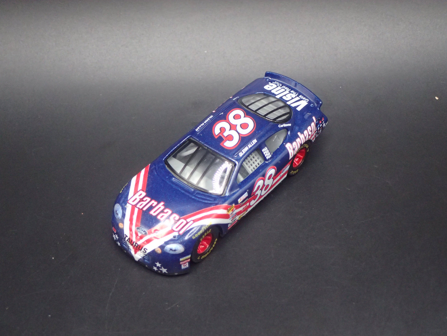 1999 99 FORD TAURUS 38 GLENN ALLEN JR NASCAR 1/64 SCALE DIECAST MODEL CAR