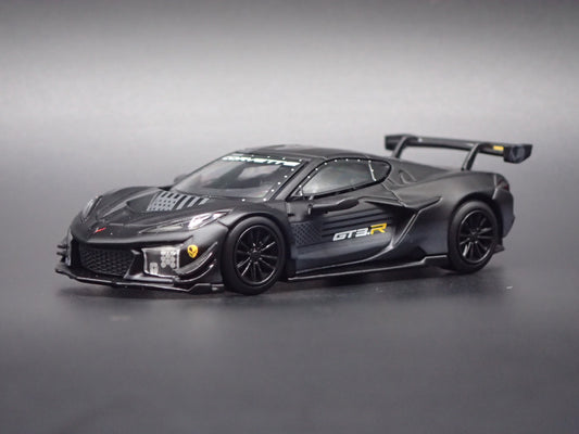 CHEVY CHEVROLET CORVETTE Z06 GT3R BLACK 1:64 SCALE DIECAST MODEL CAR