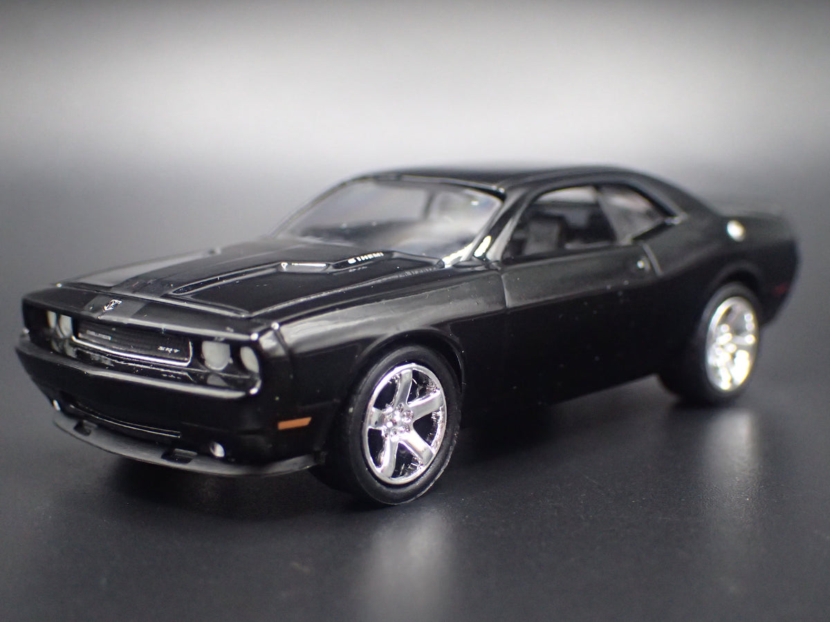 2008-2023 DODGE CHALLENGER BLACK 1/64 SCALE COLLECTIBLE DIORAMA DIECAST MODEL CAR