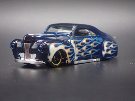 1941 41 FORD TAIL DRAGGER CUSTOM HOT ROD 1:64 SCALE DIORAMA DIECAST MODEL CAR