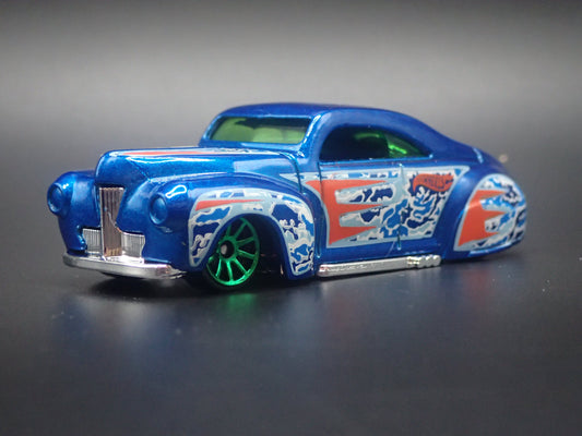 1941 41 FORD TAIL DRAGGER CUSTOM HOT ROD 1:64 SCALE DIORAMA DIECAST MODEL CAR