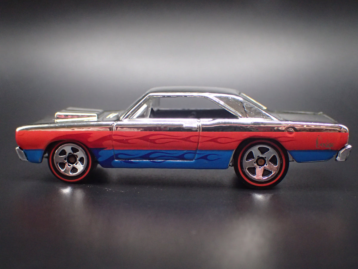 1968 68 DODGE DART CHROME 1:64 SCALE COLLECTIBLE DIORAMA DIECAST MODEL CAR