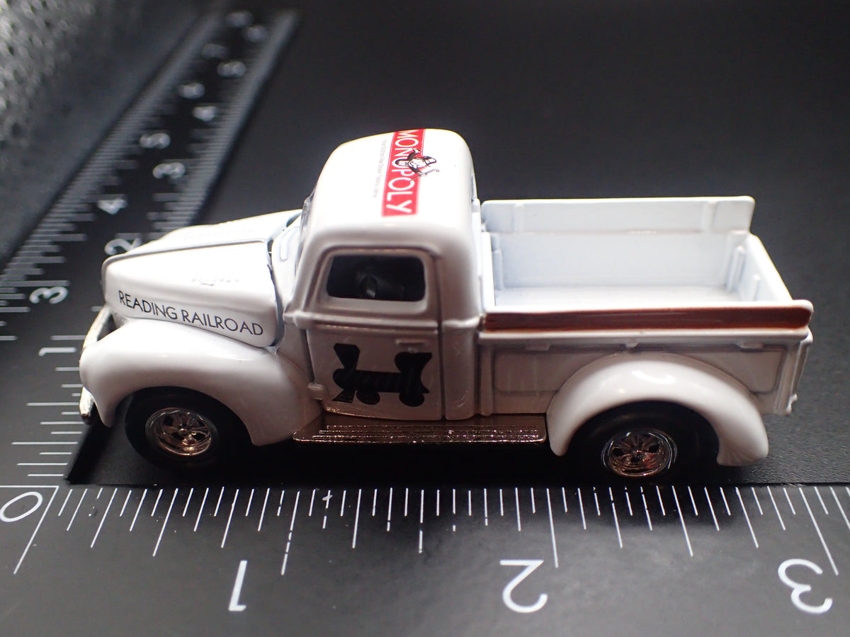 1940 40 FORD PICKUP TRUCK MONOPOLY WHITE 1:64 SCALE DIECAST MODEL CAR