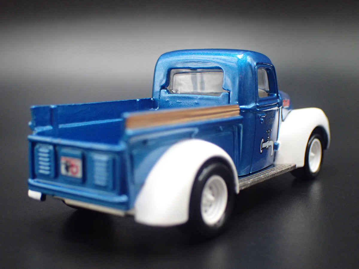 1940 40 FORD PICKUP TRUCK MONOPOLY BLUE 1:64 SCALE DIECAST MODEL CAR