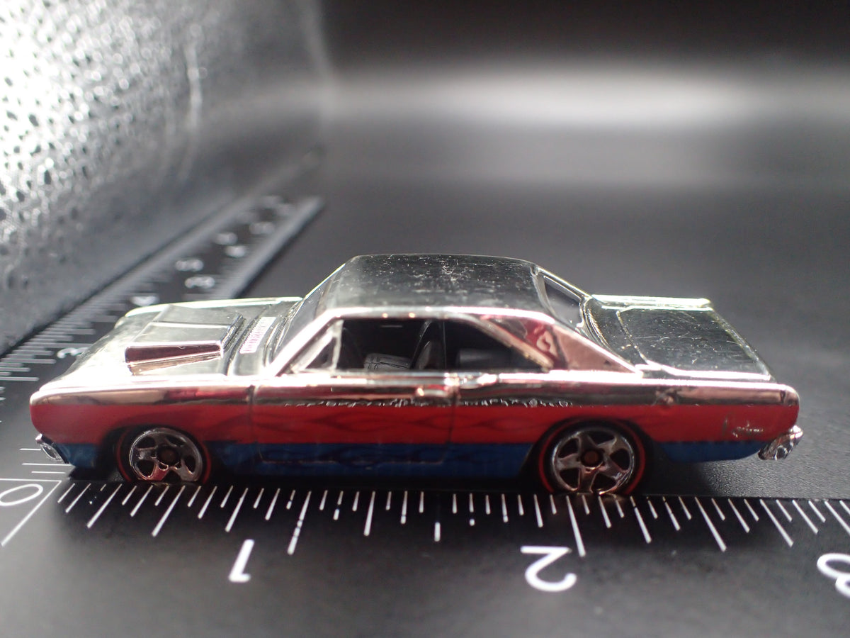 1968 68 DODGE DART CHROME 1:64 SCALE COLLECTIBLE DIORAMA DIECAST MODEL CAR