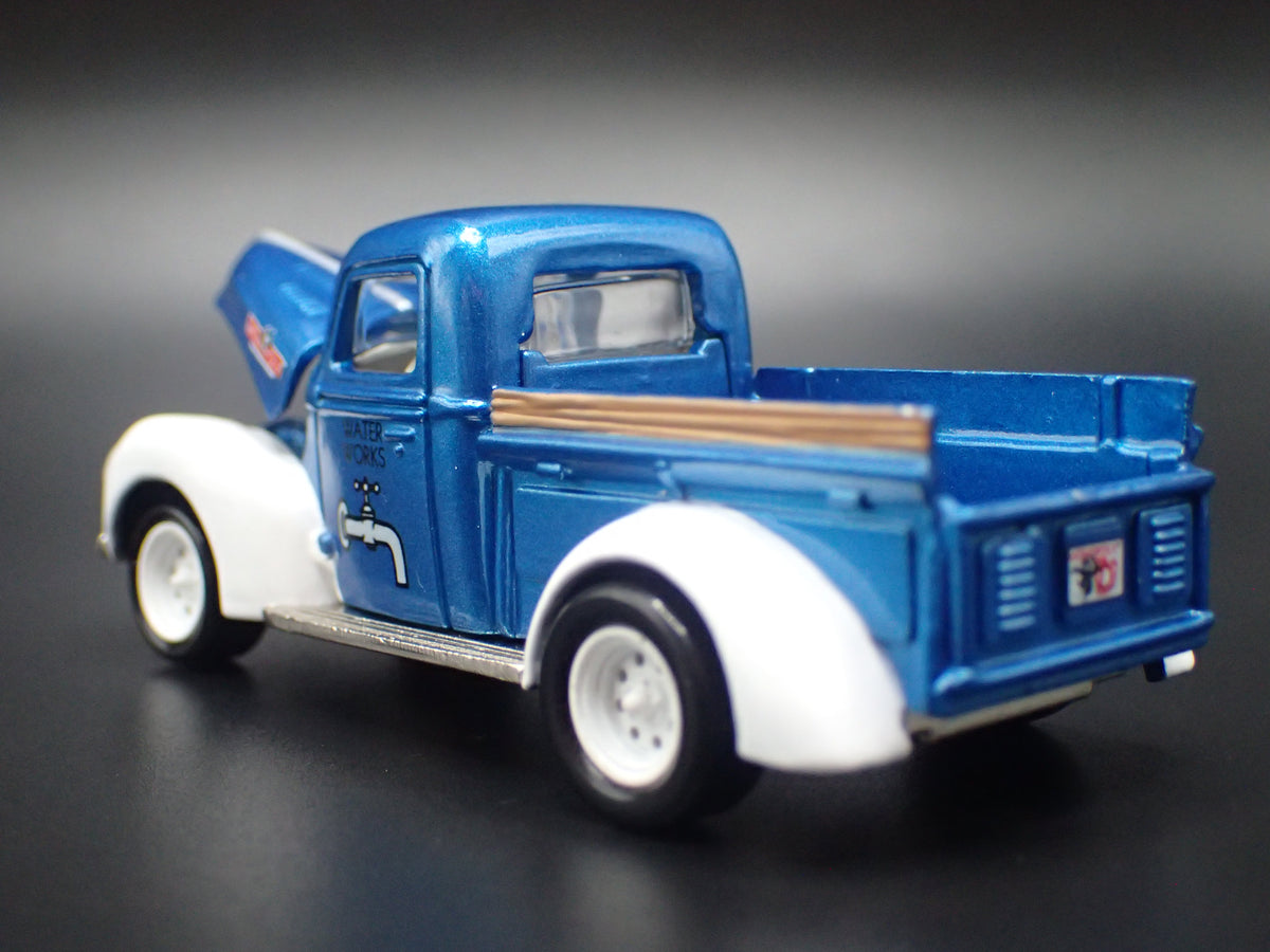 1940 40 FORD PICKUP TRUCK MONOPOLY BLUE 1:64 SCALE DIECAST MODEL CAR