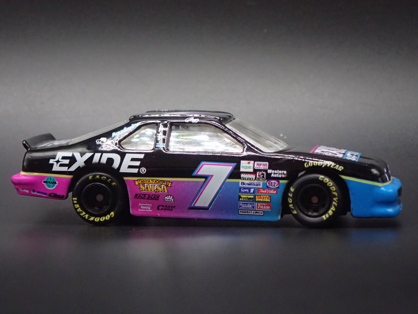1995 95 FORD THUNDERBIRD 7 GEOFF BODINE NASCAR 1:64 SCALE DIECAST MODEL CAR