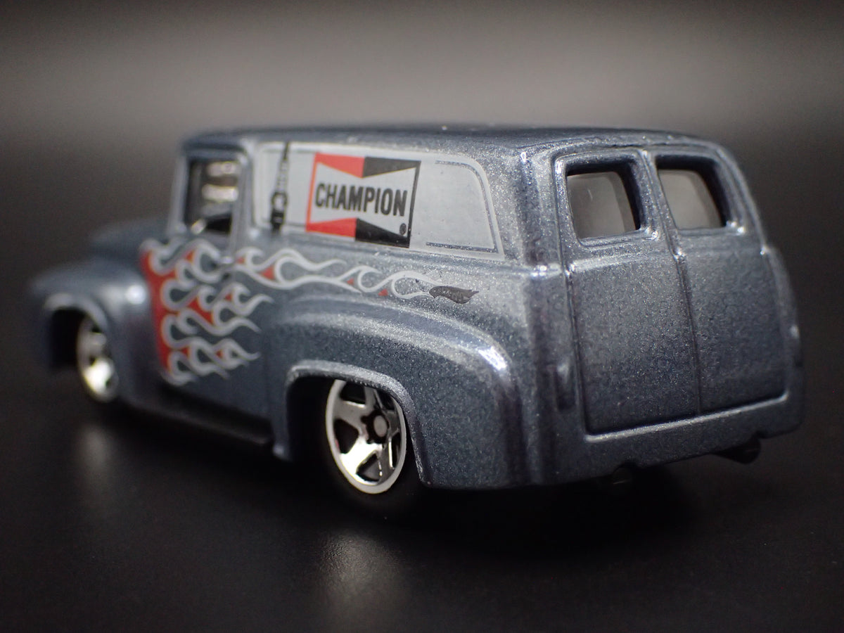 1956 56 FORD F100 PANEL DELIVERY VAN CHAMPION GRAY 1:64 SCALE DIECAST MODEL CAR