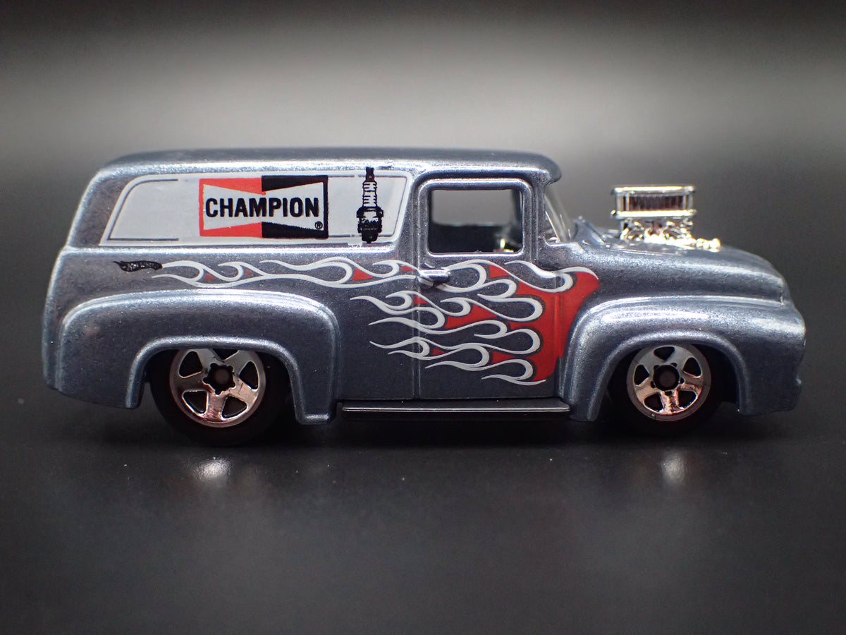 1956 56 FORD F100 PANEL DELIVERY VAN CHAMPION GRAY 1:64 SCALE DIECAST MODEL CAR