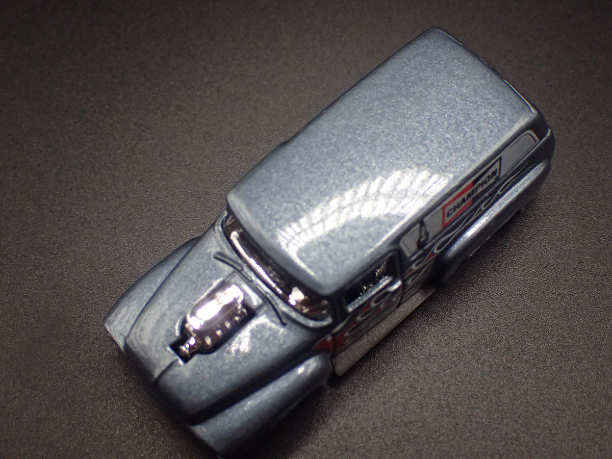1956 56 FORD F100 PANEL DELIVERY VAN CHAMPION GRAY 1:64 SCALE DIECAST MODEL CAR