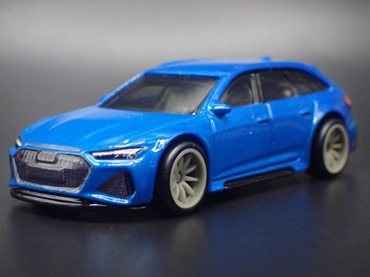 2013-2018 AUDI AVANT RS6 STATION WAGON BLUE 1/64 SCALE DIECAST MODEL CAR