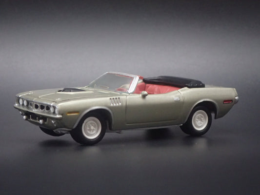 1971 71 PLYMOUTH CUDA CONVERTIBLE WHITE LIGHTNING 1/64 SCALE DIECAST MODEL CAR
