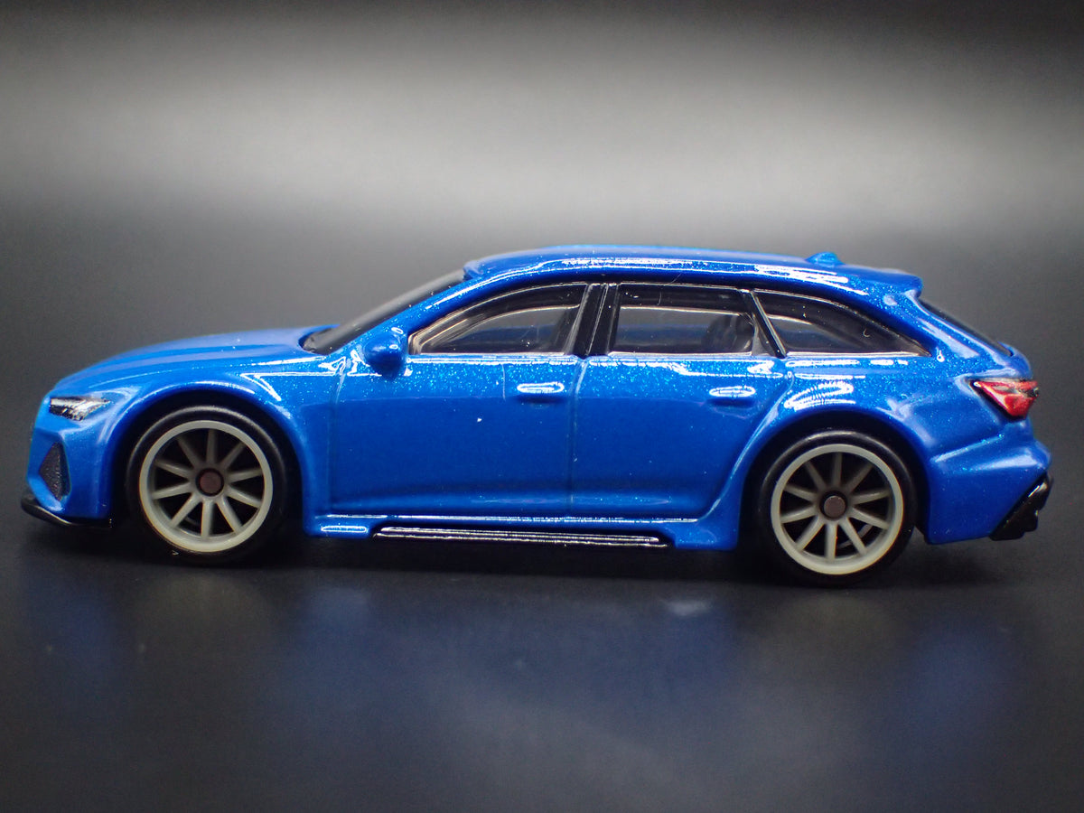 2013-2018 AUDI AVANT RS6 STATION WAGON BLUE 1/64 SCALE DIECAST MODEL CAR