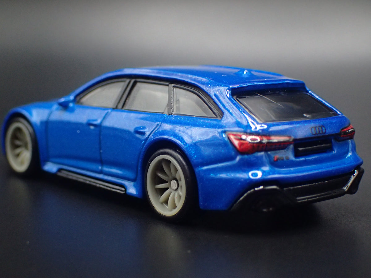 2013-2018 AUDI AVANT RS6 STATION WAGON BLUE 1/64 SCALE DIECAST MODEL CAR