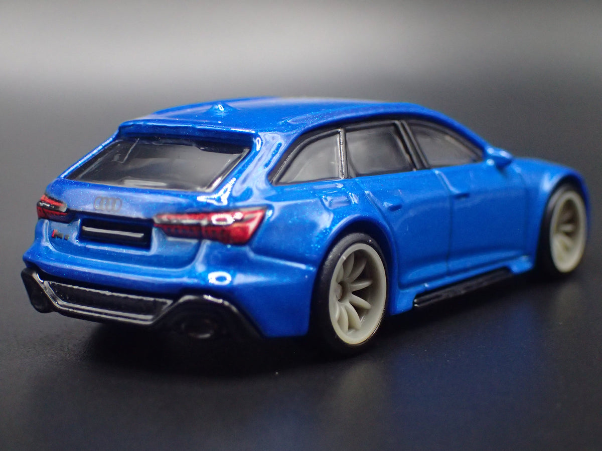 2013-2018 AUDI AVANT RS6 STATION WAGON BLUE 1/64 SCALE DIECAST MODEL CAR
