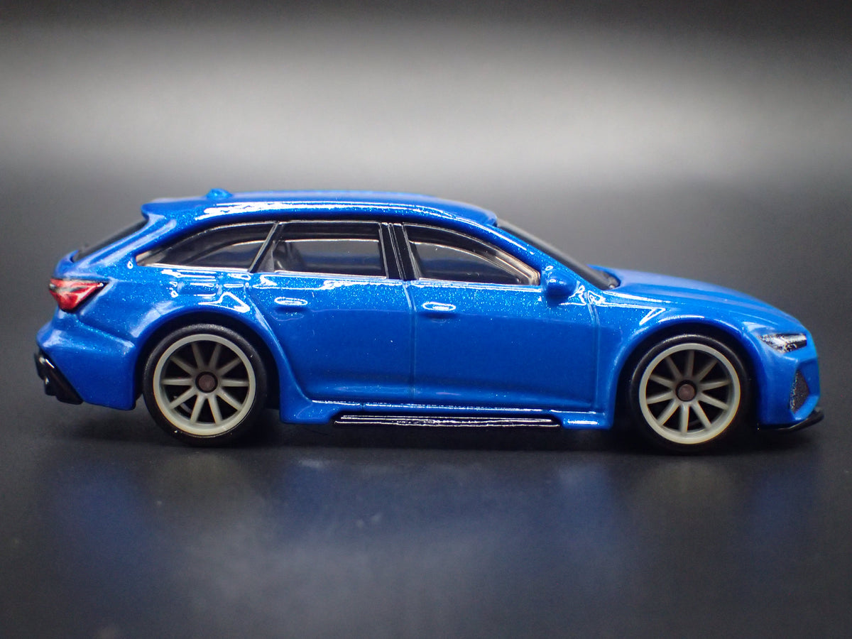 2013-2018 AUDI AVANT RS6 STATION WAGON BLUE 1/64 SCALE DIECAST MODEL CAR