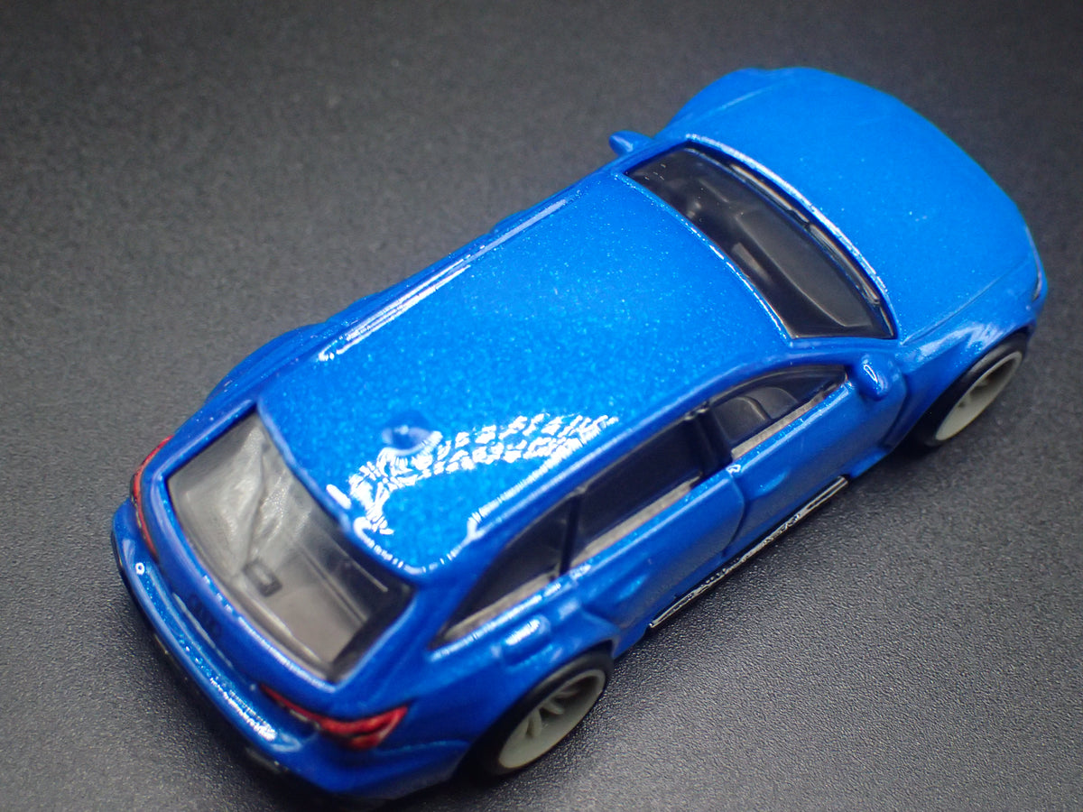2013-2018 AUDI AVANT RS6 STATION WAGON BLUE 1/64 SCALE DIECAST MODEL CAR