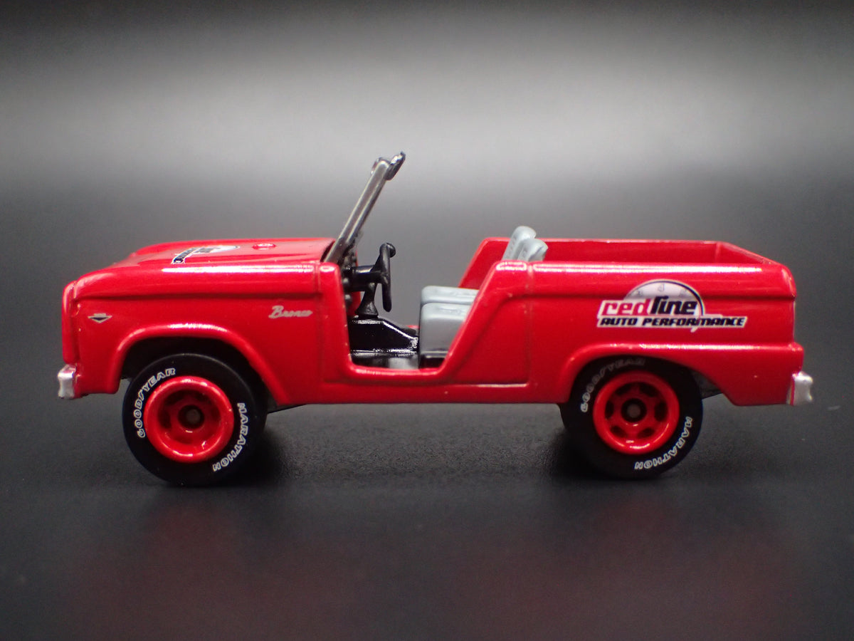 1966 66 FORD BRONCO RED 1:64 SCALE COLLECTIBLE DIECAST MODEL CAR