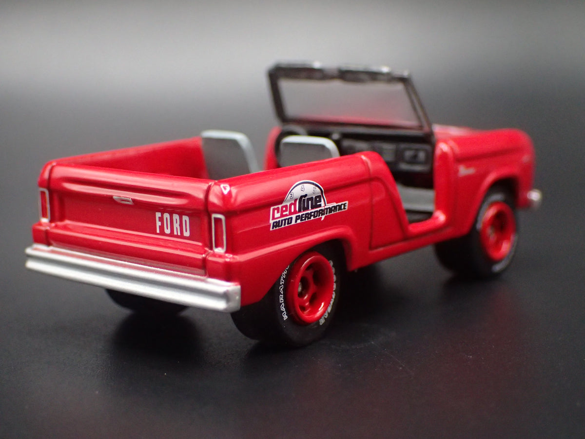 1966 66 FORD BRONCO RED 1:64 SCALE COLLECTIBLE DIECAST MODEL CAR