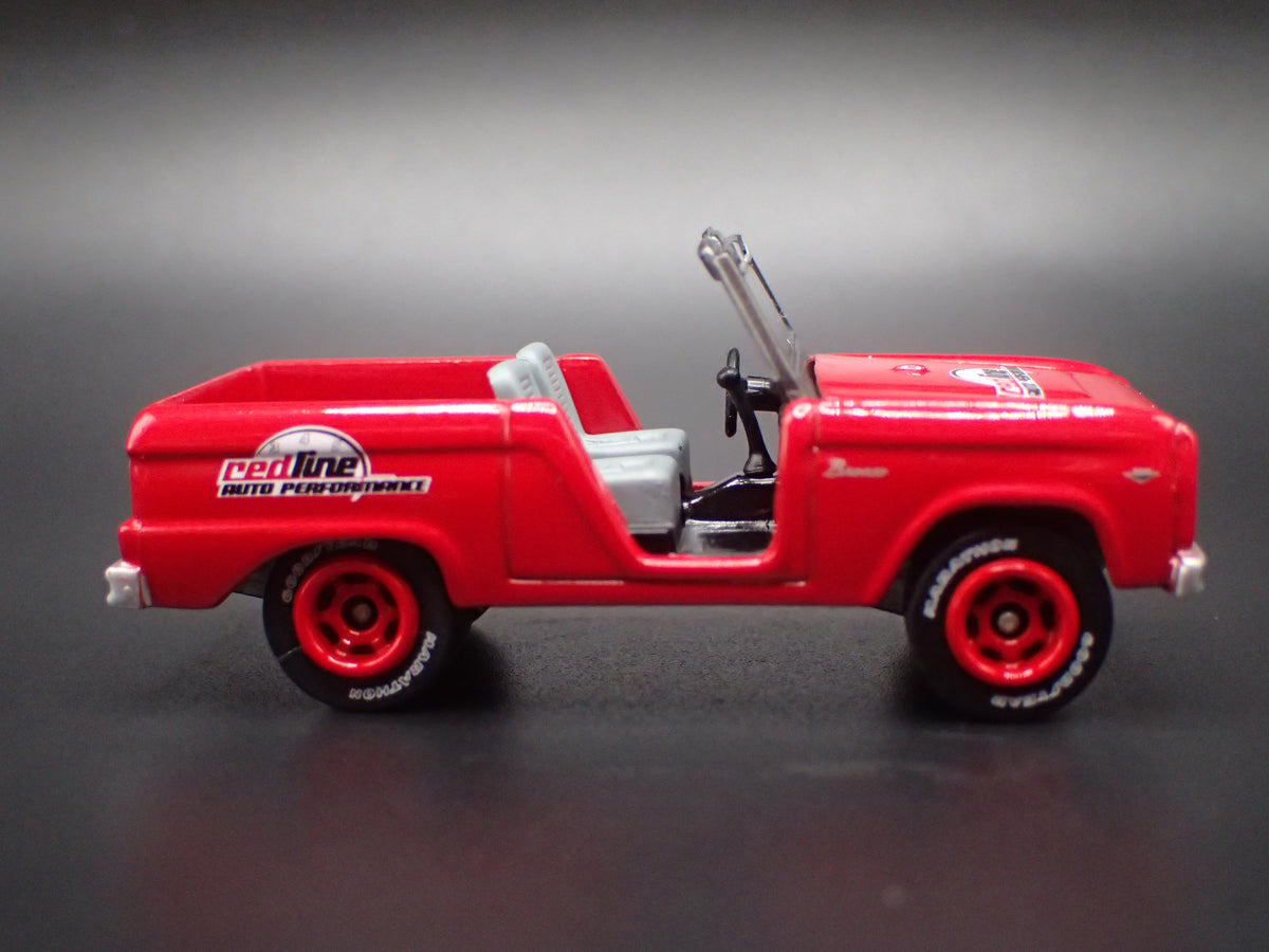 1966 66 FORD BRONCO RED 1:64 SCALE COLLECTIBLE DIECAST MODEL CAR