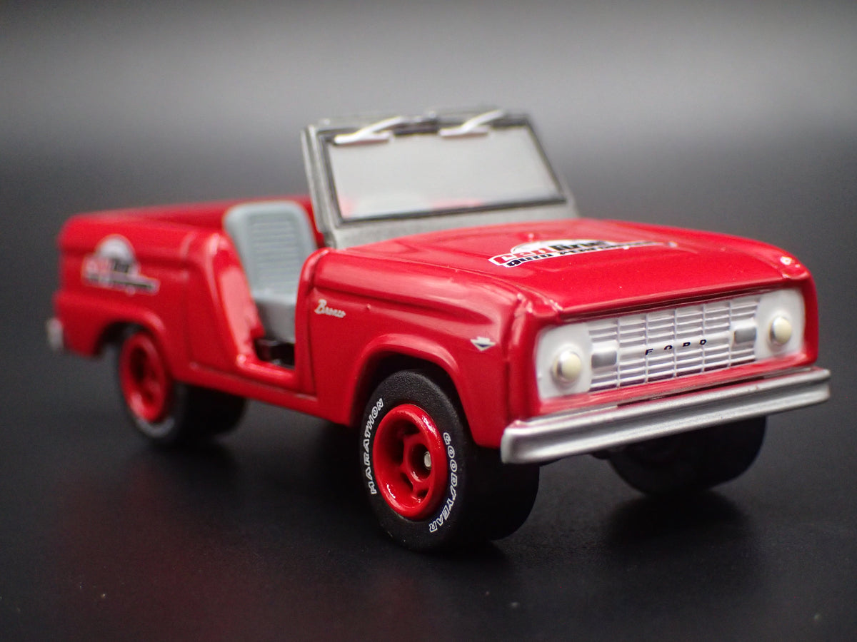 1966 66 FORD BRONCO RED 1:64 SCALE COLLECTIBLE DIECAST MODEL CAR