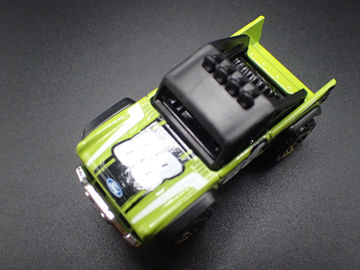 1966-1977 FORD BRONCO 4X4 OFF ROAD CUSTOM GREEN 1:64 SCALE DIECAST MODEL CAR