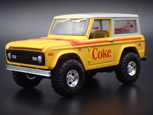 1976 76 FORD BRONCO SUV COKE COCA COLA 1:64 SCALE COLLECTIBLE DIECAST MODEL CAR