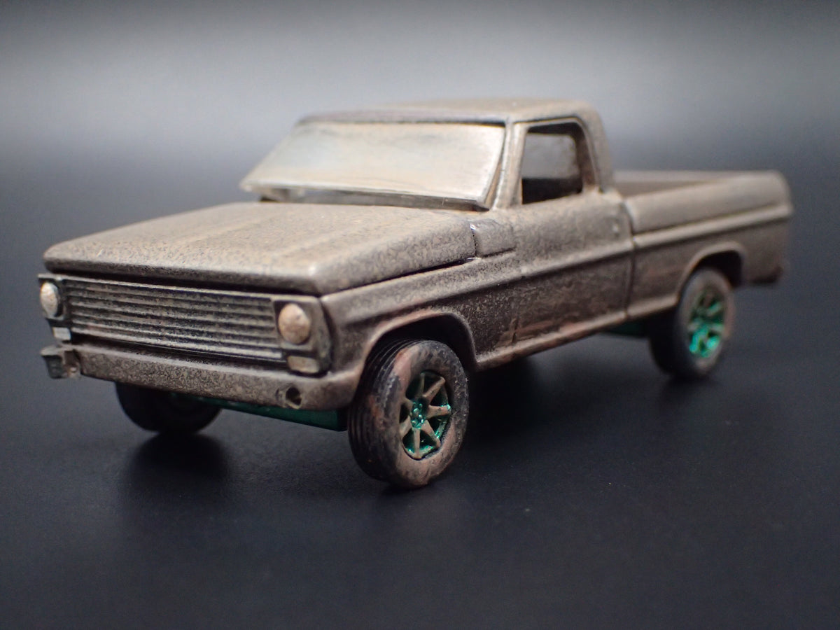 1970 70 FORD F100 SHORT BED PICKUP TRUCK MUDDY CUSTOM 1/64 DIECAST CAR