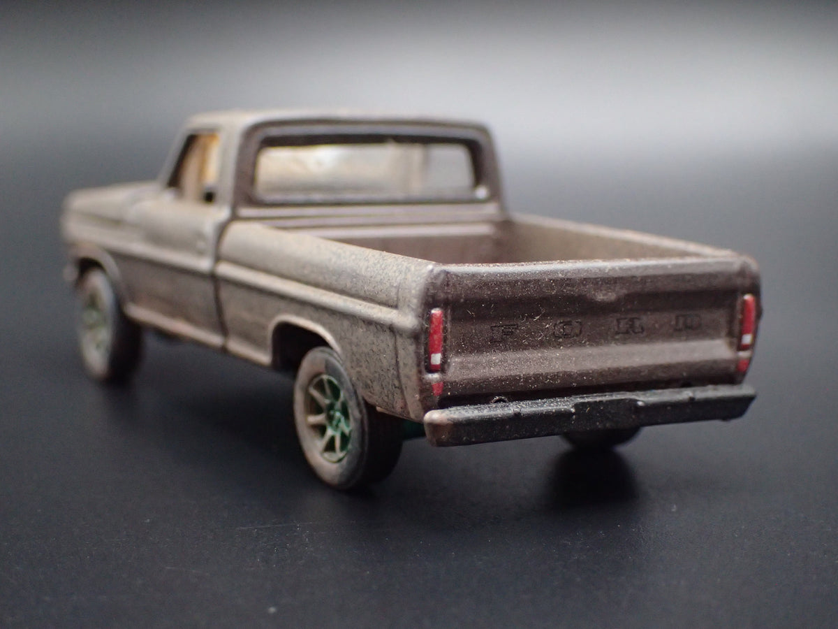1970 70 FORD F100 SHORT BED PICKUP TRUCK MUDDY CUSTOM 1/64 DIECAST CAR