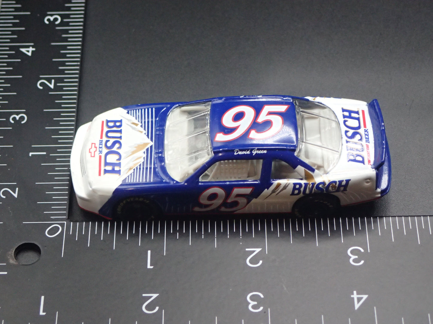 1995 95 CHEVROLET MONTE CARLO 95 DAVID GREEN NASCAR 1:64 SCALE DIECAST MODEL CAR