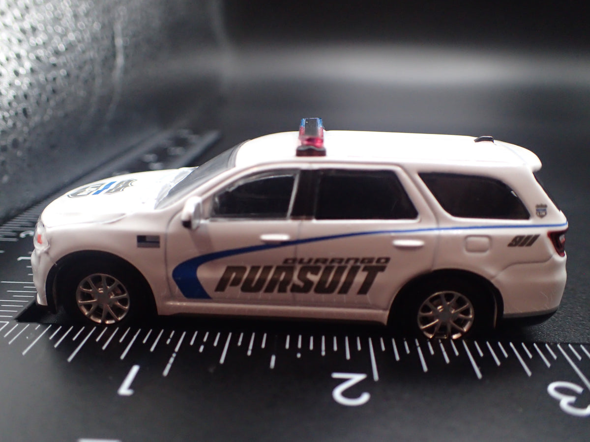 2018-2025 DODGE DURANGO PURSUIT SUV DODGE LAW 1:64 SCALE DIORAMA DIECAST MODEL CAR