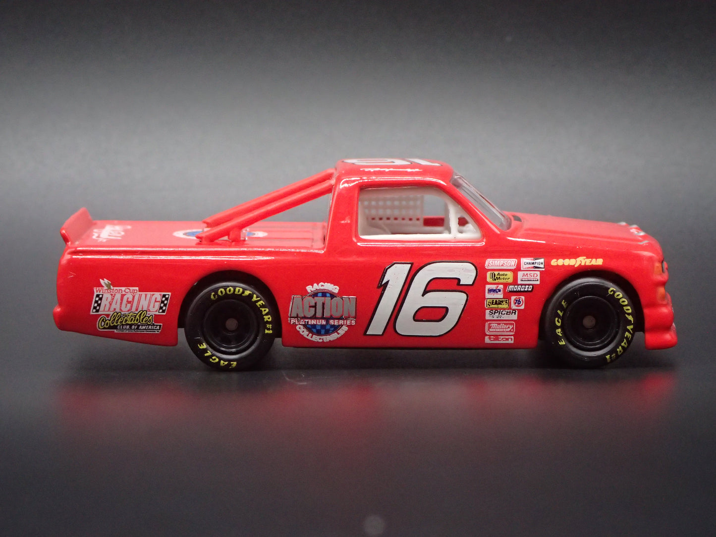 1995 CHEVY SILVERADO #16 RON HORNADAY JR ACTION NASCAR TRUCK 1:64 SCALE DIECAST CAR