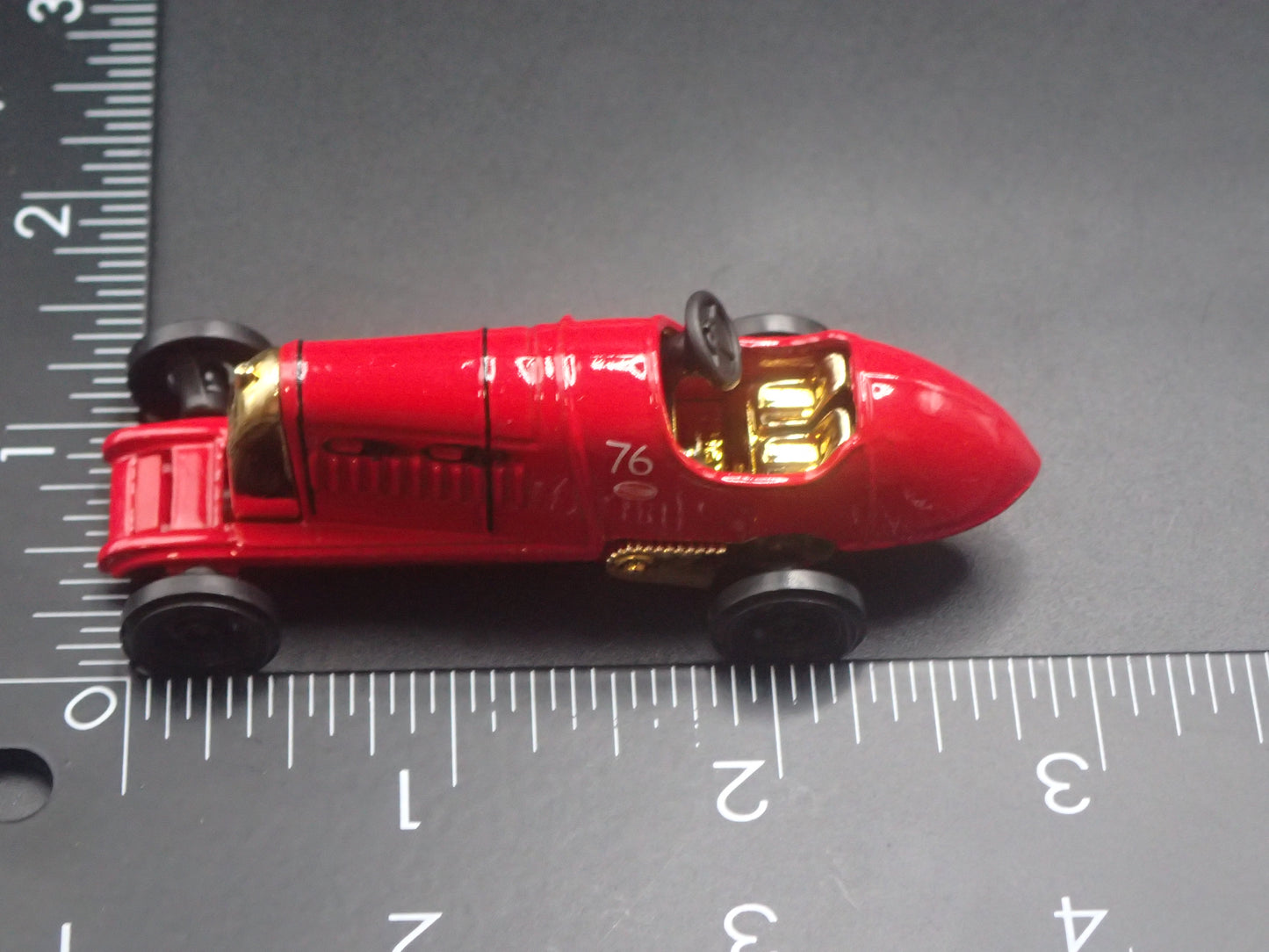 FIAT S76 RECORD BEAST OF TURIN RED 1/64 SCALE COLLECTIBLE DIORAMA DIECAST MODEL CAR