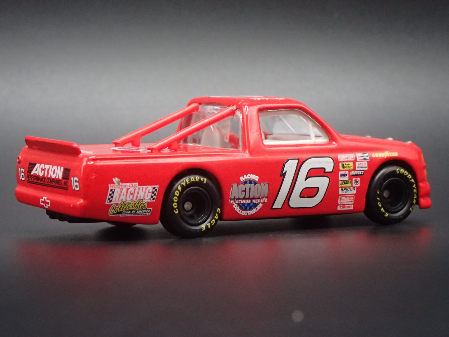 1995 CHEVY SILVERADO #16 RON HORNADAY JR ACTION NASCAR TRUCK 1:64 SCALE DIECAST CAR