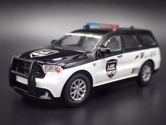 2018-2025 DODGE DURANGO PURSUIT SUV DODGE LAW 1:64 SCALE DIORAMA DIECAST MODEL CAR