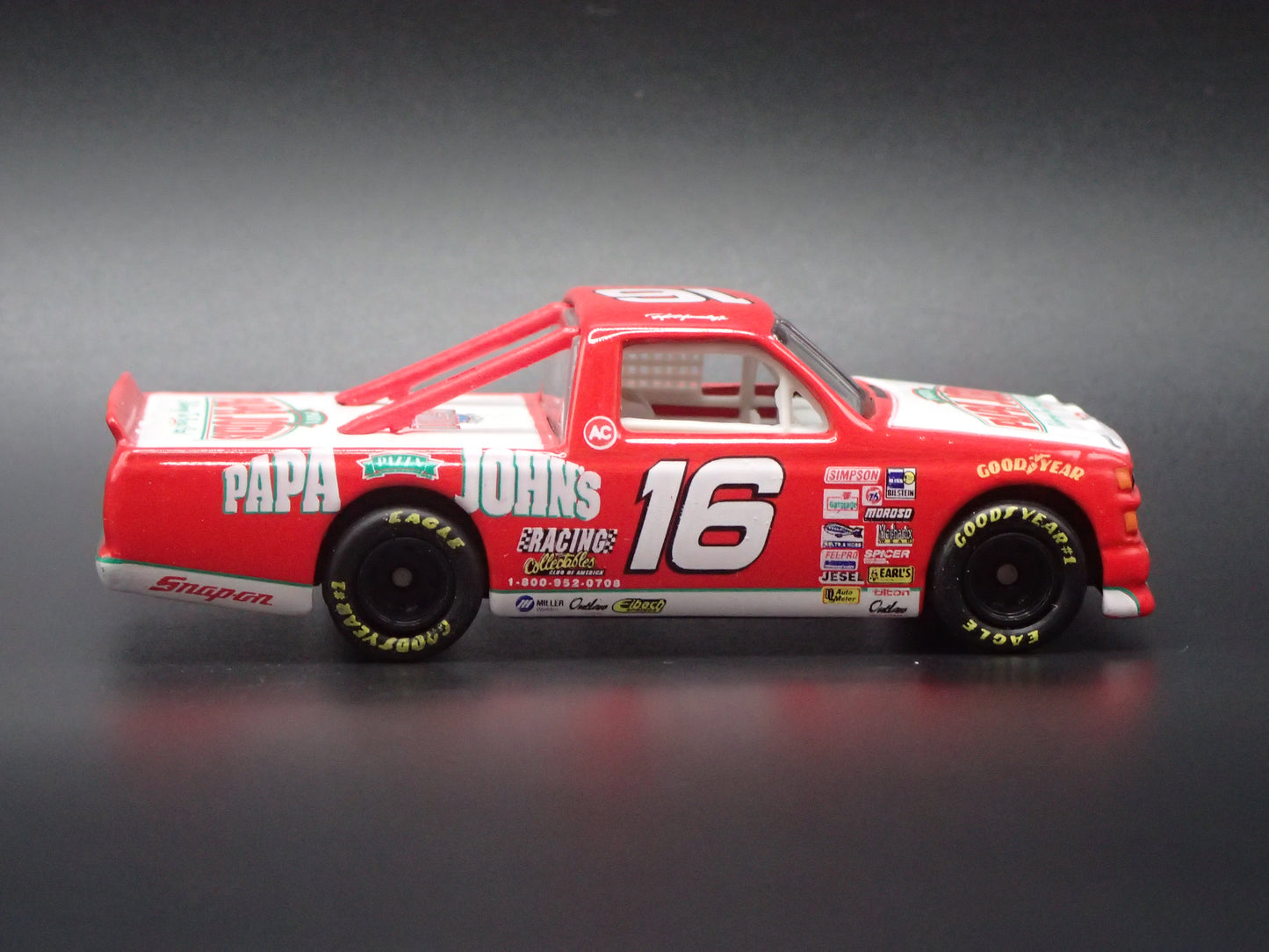 1995 CHEVY SILVERADO #16 RON HORNADAY JR ACTION NASCAR TRUCK 1:64 SCALE DIECAST CAR