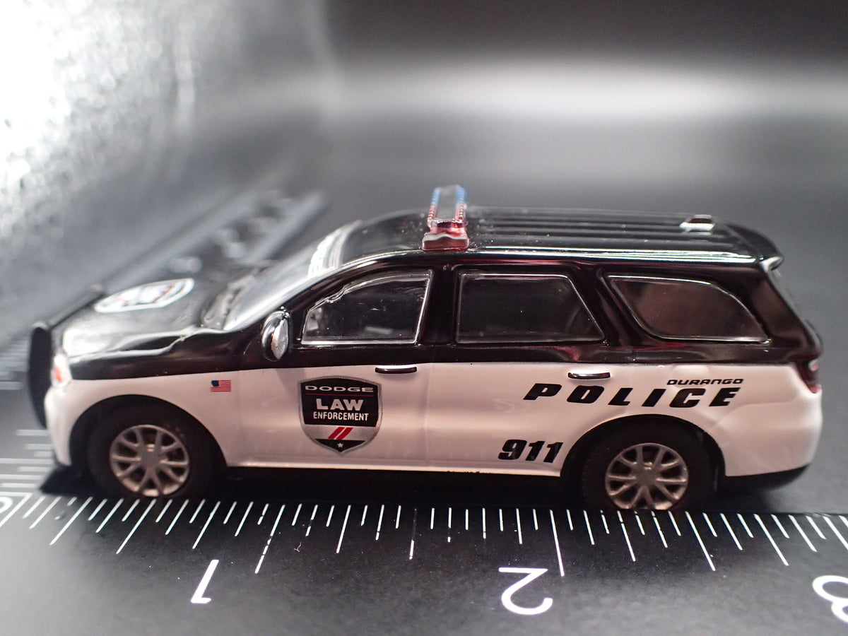 2018-2025 DODGE DURANGO PURSUIT SUV DODGE LAW 1:64 SCALE DIORAMA DIECAST MODEL CAR
