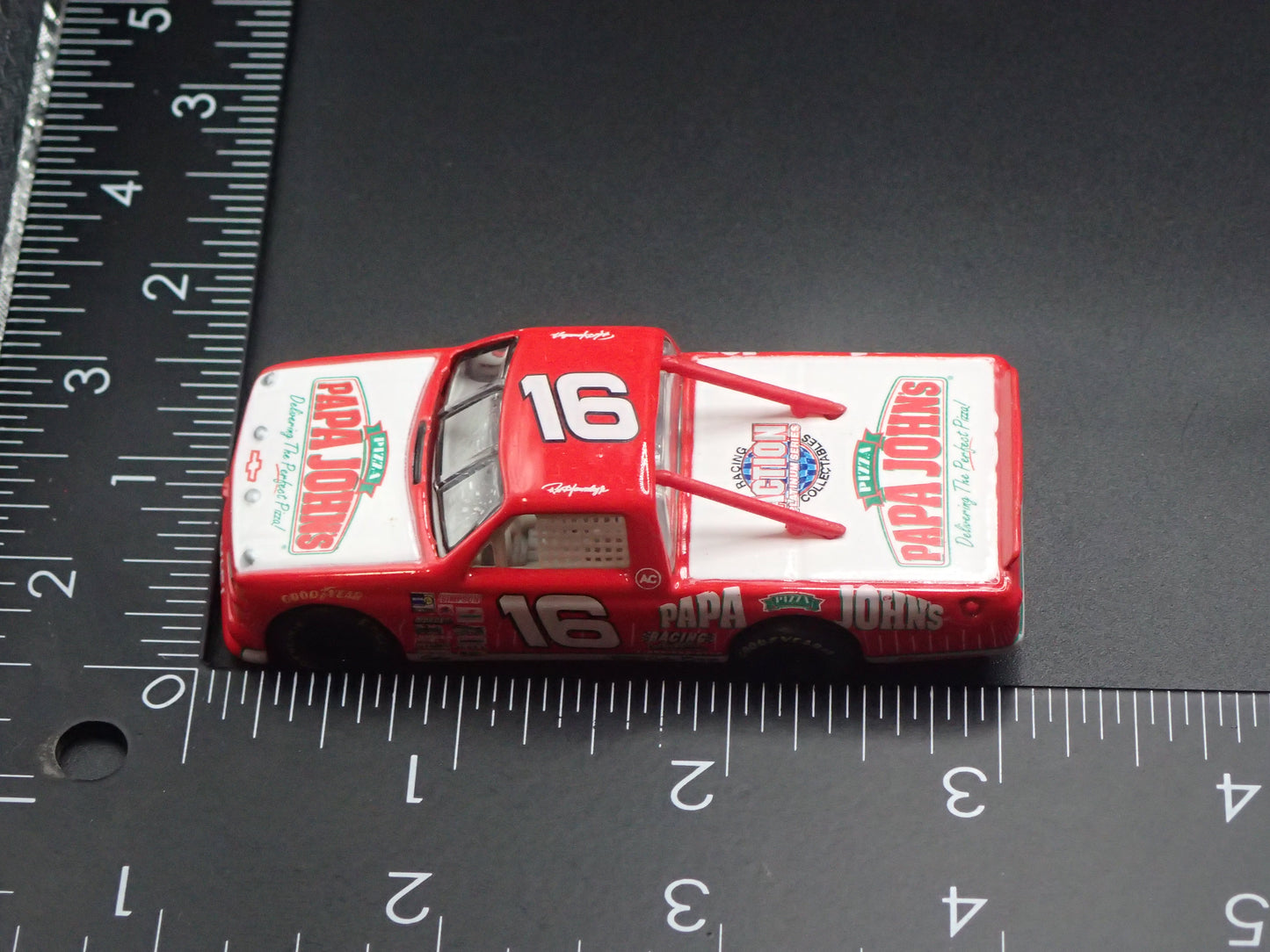 1995 CHEVY SILVERADO #16 RON HORNADAY JR ACTION NASCAR TRUCK 1:64 SCALE DIECAST CAR