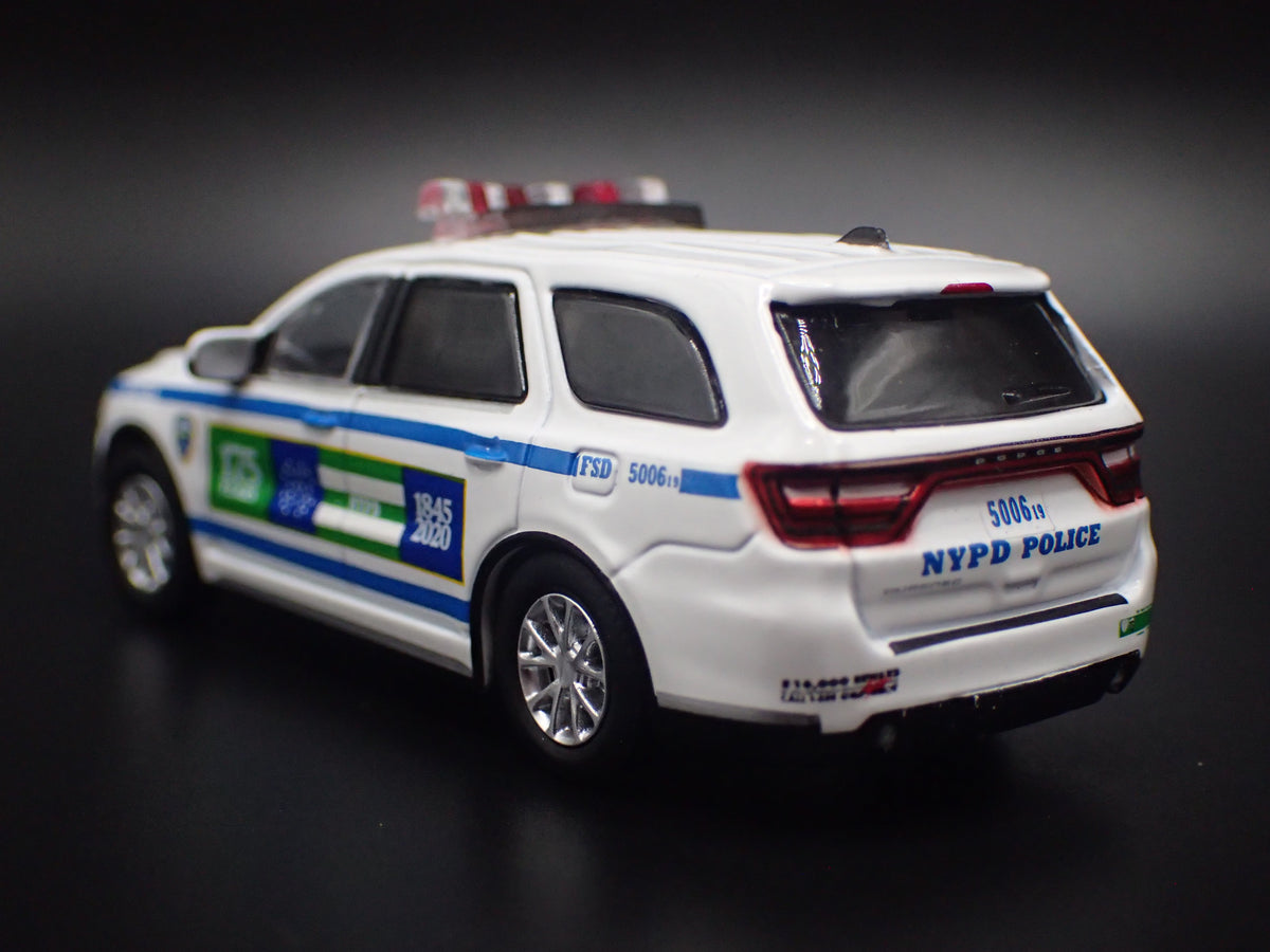 2020 20 DODGE DURANGO NYPD NEW YORK POLICE 1:64 SCALE DIORAMA DIECAST MODEL CAR
