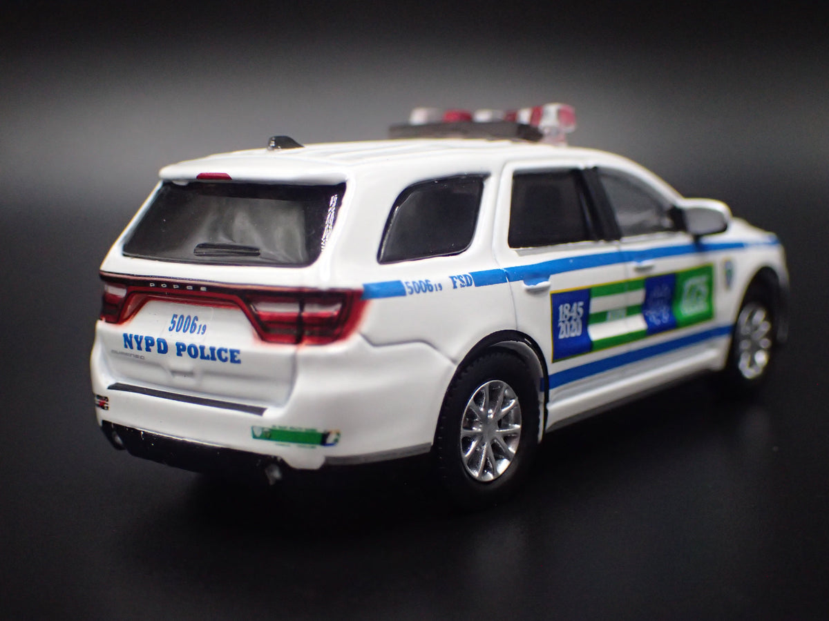 2020 20 DODGE DURANGO NYPD NEW YORK POLICE 1:64 SCALE DIORAMA DIECAST MODEL CAR