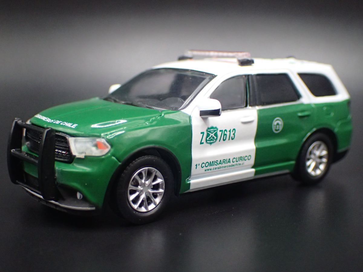 2018 18 DODGE DURANGO POLICE CARABINEROS DE CHILE 1:64 SCALE DIECAST MODEL CAR