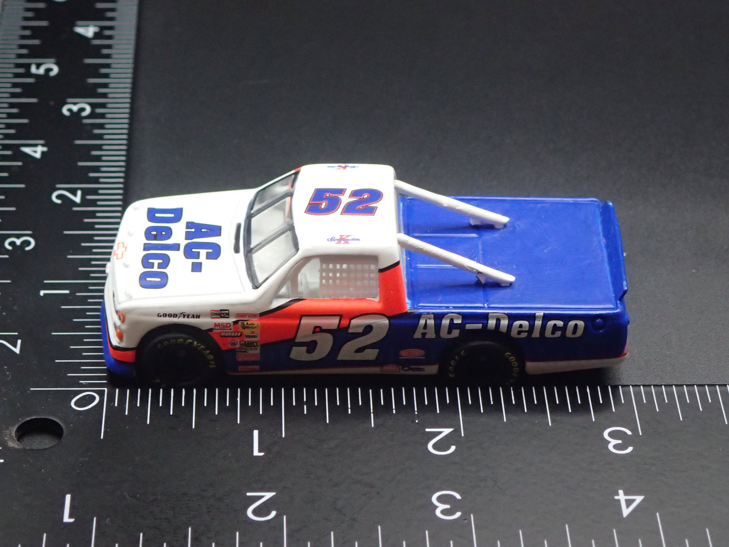 1995 CHEVY SILVERADO #52 KEN SCHRADER ACTION NASCAR TRUCK 1:64 SCALE DIECAST CAR