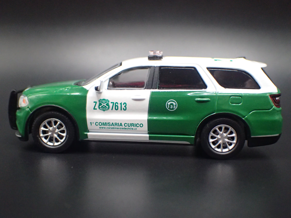 2018 18 DODGE DURANGO POLICE CARABINEROS DE CHILE 1:64 SCALE DIECAST MODEL CAR