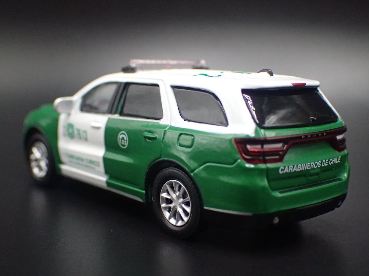 2018 18 DODGE DURANGO POLICE CARABINEROS DE CHILE 1:64 SCALE DIECAST MODEL CAR