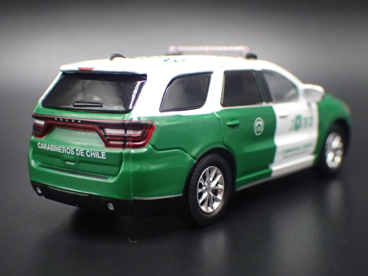2018 18 DODGE DURANGO POLICE CARABINEROS DE CHILE 1:64 SCALE DIECAST MODEL CAR