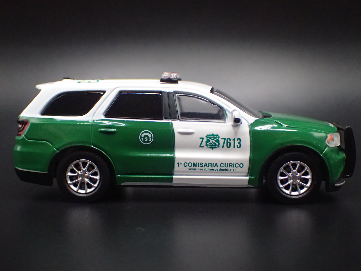 2018 18 DODGE DURANGO POLICE CARABINEROS DE CHILE 1:64 SCALE DIECAST MODEL CAR